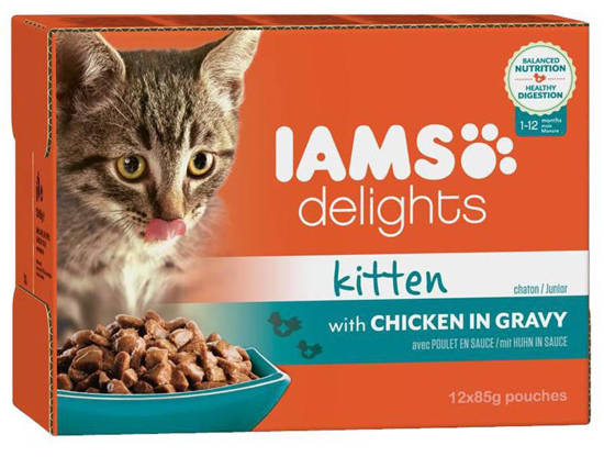 Picture of IAMS KITTEN MULTIBOX 85G